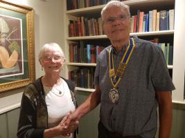 Nigel Pullen invested as new Club President for 2024/25